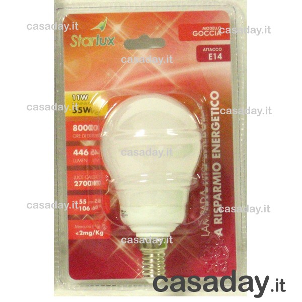 LAMPADINA RISPARMIO ENERGIA 20W 